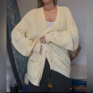 Oversized Coastal Grandpa Sweater